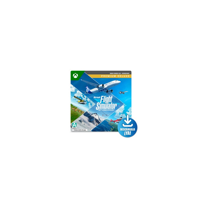Microsoft Flight Simulator Premium Deluxe 40 Aniversario Windows/Series X·S Descargable