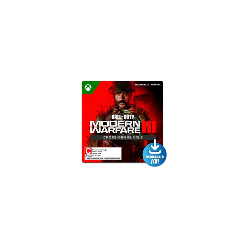 Call of Duty Modern Warfare III Cross-Gen Juego Digital Xbox One Series X/S Descargable