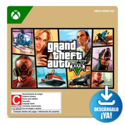 Grand Theft Auto V Standard Edition Juego Digital Xbox X/S Descargable