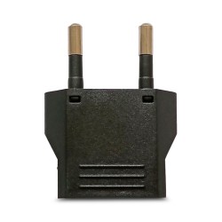 Adaptador para Clavija RadioShack Americana a Europea Negro