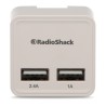 Cargador de Pared RadioShack 2 puertos USB Blanco