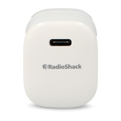 Cargador de Pared 1 puerto Tipo C RadioShack Carga Rápida Blanco