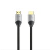 Cable HDMI RadioShack 1.82 m Ultra High Speed Trenzado Negro con Gris