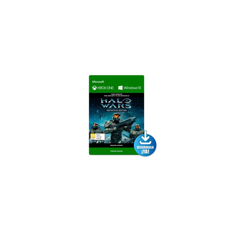 Halo Wars Definitive Edition / Juego digital / Xbox One / Windows / Descargable
