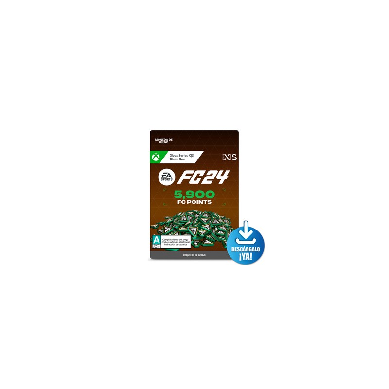 FC 24 Ultimate Team EA Sports 5900 Points Xbox One/Series X·S Descargable