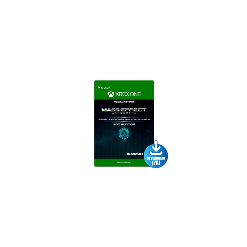 Mass Effect Andromeda Puntos de Andromeda / 500 monedas de juego digitales / Xbox One / Descargable