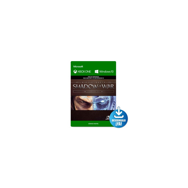 Shadow of War Middle Earth Expansion Pass / Pase de temporada digital / Xbox One / Windows / Descargable