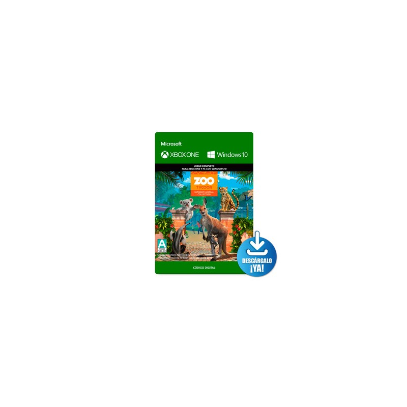 Zoo Tycoon Ultimate Animal Collection / Juego digital / Xbox One / Windows / Descargable