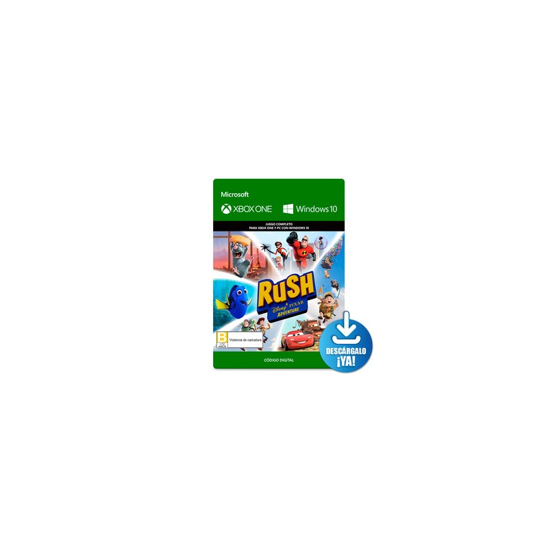Rush a Disney Pixar Adventure / Juego digital / Xbox One / Descargable