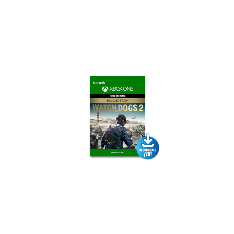 Watch Dogs 2 Gold Edition / Juego digital / Xbox One / Descargable