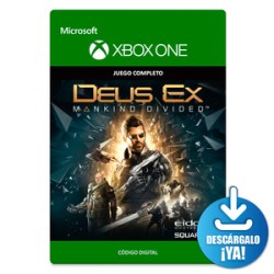 Deus Ex Mankind Divided / Juego digital / Xbox One / Descargable