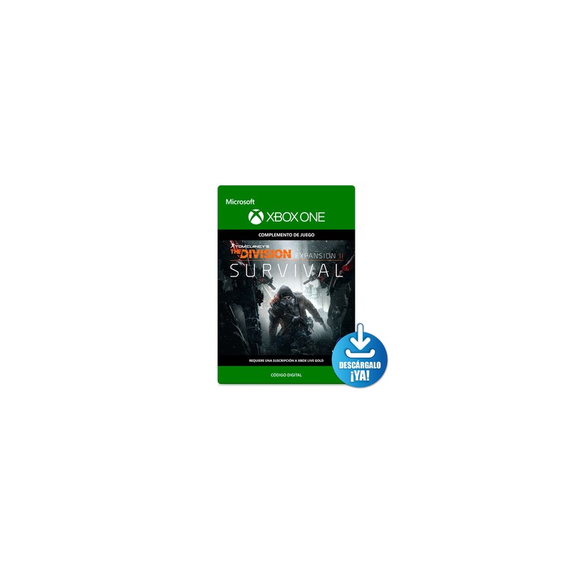 Tom Clancys The Division Expasion II Survival / Complemento de juego digital / Xbox One / Descargable