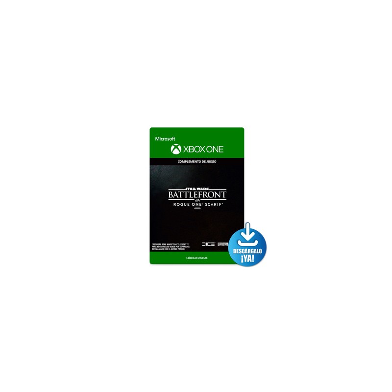 Star Wars Battlefront Rogue One Scarif / Complemento de juego digital / Xbox One / Descargable