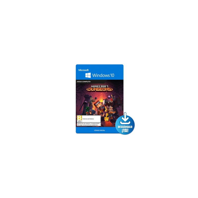 Minecraft Dungeons / Juego digital / PC / Descargable
