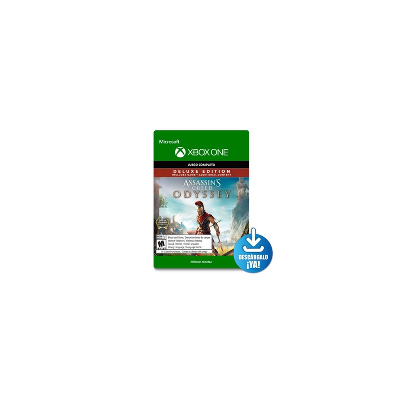 Assassins Creed Odyssey Deluxe Edition / Xbox One / Juego digital / Descargable