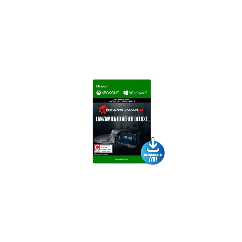 Gears of War 4 Lanzamiento Aéreo Inicial / Contenido de juego digital / Xbox One / Windows / Descargable