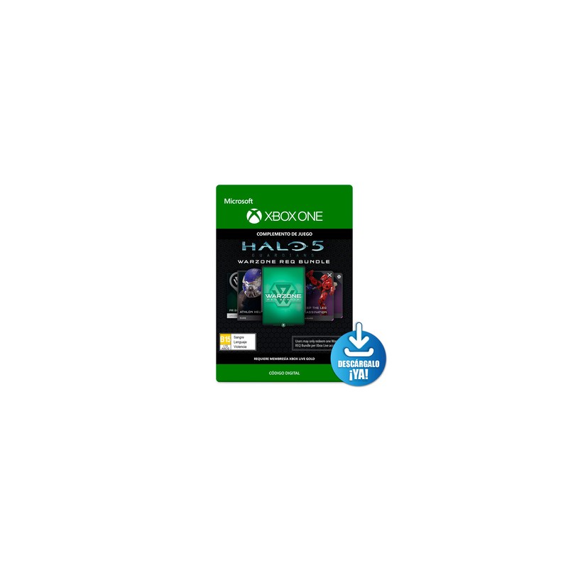 Halo 5 Guardians War Zone REQ Bundle / Complemento de juego digital / Xbox One / Descargable