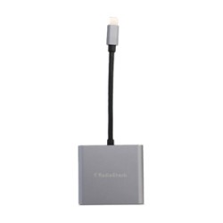 Adaptador de Pantalla RadioShack Tipo C a USB HDMI 4k Gris Obscuro