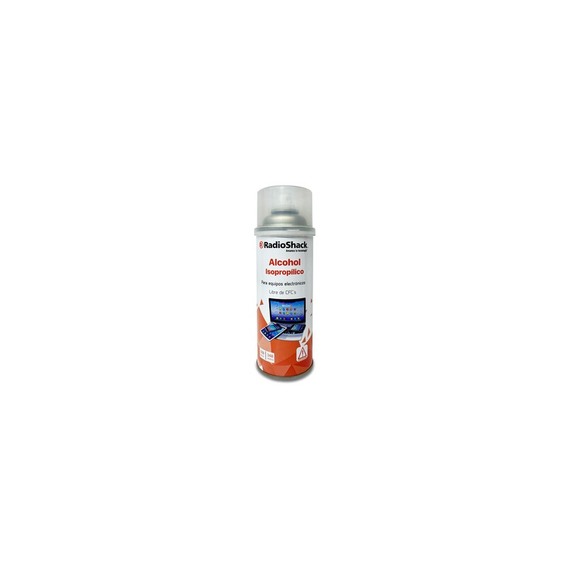 Alcohol Isopropílico en Aerosol RadioShack 340 ml