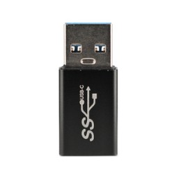 Adaptador Mini USB a Tipo C RadioShack Negro