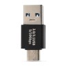 Adaptador Mini USB Macho a Tipo C Macho RadioShack Negro