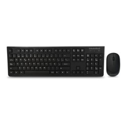 Teclado y Mouse Inalámbrico RadioShack iOS y Windows 10m Negro