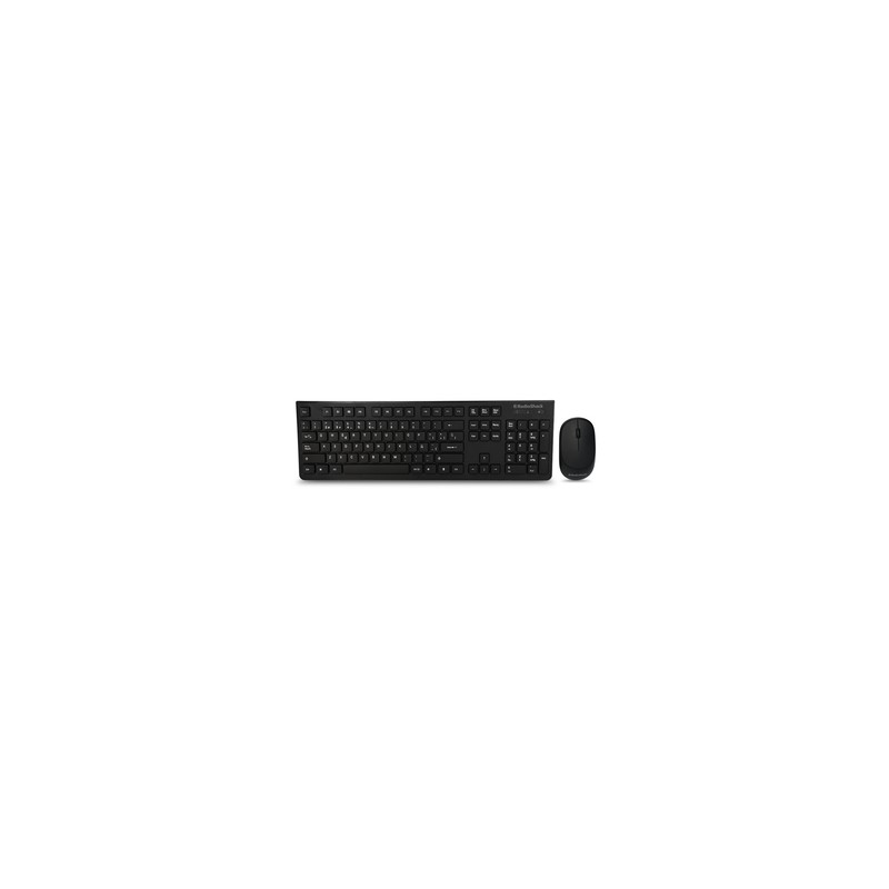 Teclado y Mouse Inalámbrico RadioShack iOS y Windows 10m Negro