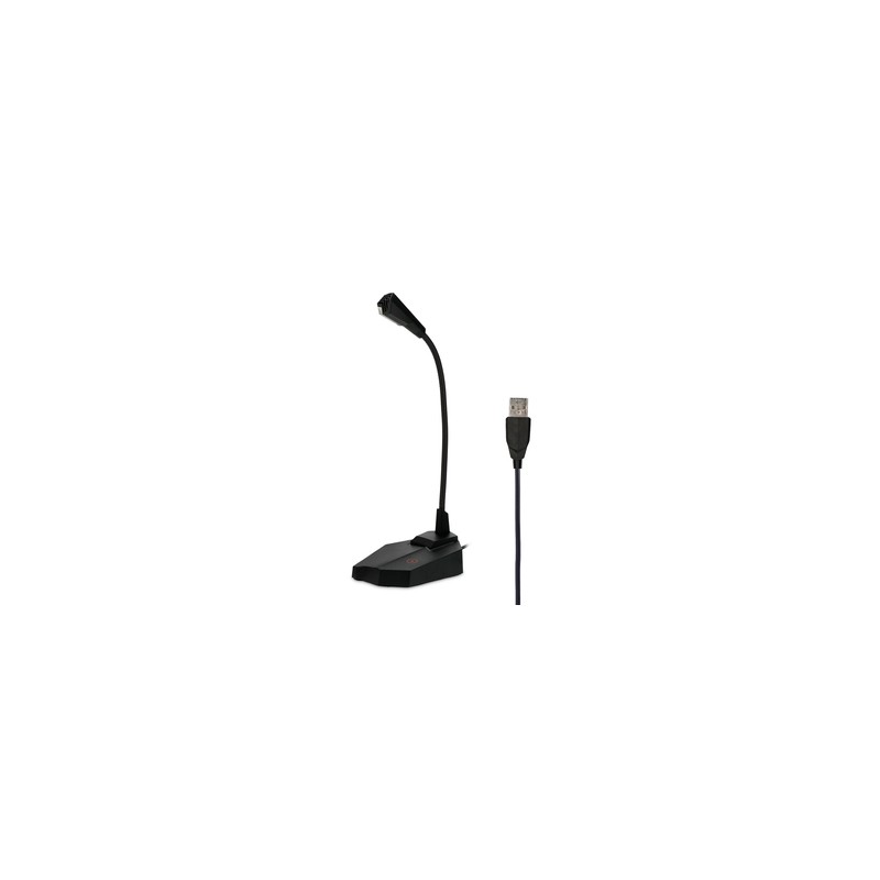 Micrófono Gamer con Luz RGB RadioShack Cuello de Cisne 7 colores