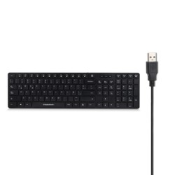 Teclado Alámbrico Compacto RadioShack Negro