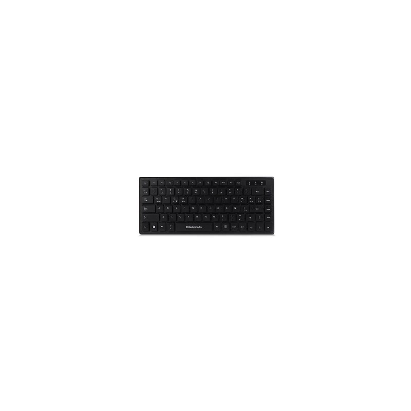 Teclado Inalámbrico Compacto RadioShack Negro