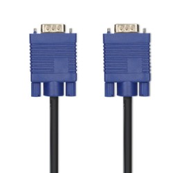 Cable VGA RadioShack Macho a Macho Negro con Azul 1 pieza
