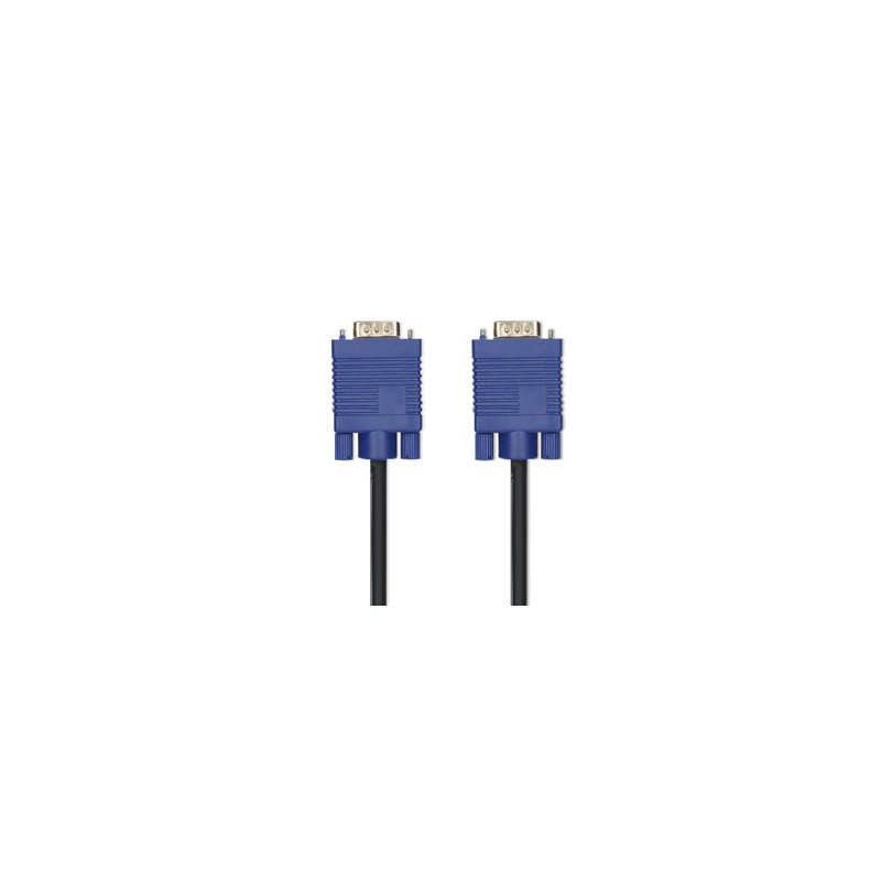 Cable VGA RadioShack Macho a Macho Negro con Azul 1 pieza