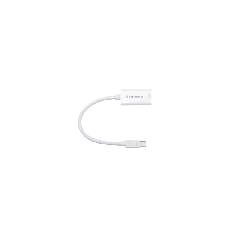 Adaptador de Mini DisplayPort a HDMI RadioShack Blanco