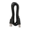 Cable USB A a USB B RadioShack / 1.82m / Plástico / Negro