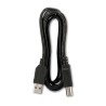 Cable USB A a USB B RadioShack / 1.82m / Plástico / Negro