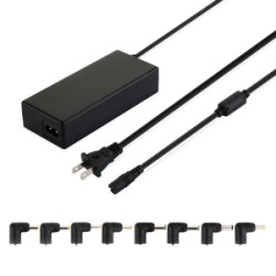 Cargador Universal para Laptop RadioShack / 2 Puertos USB / 60 W / Negro