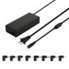 Cargador Universal para Laptop RadioShack / 2 Puertos USB / 60 W / Negro
