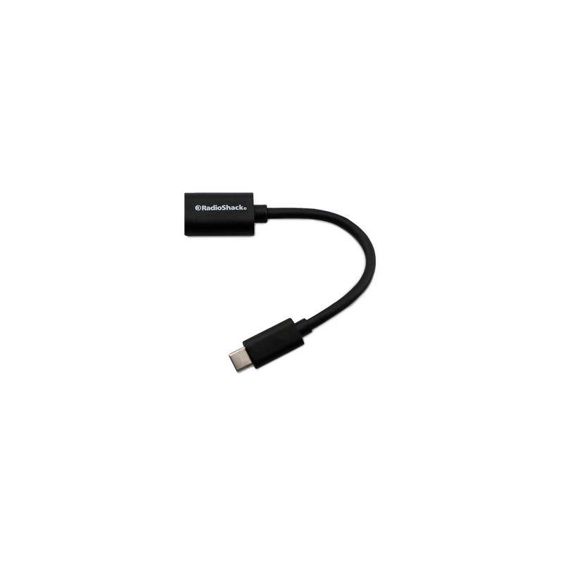 Adaptador Tipo C a USB RadioShack / Negro