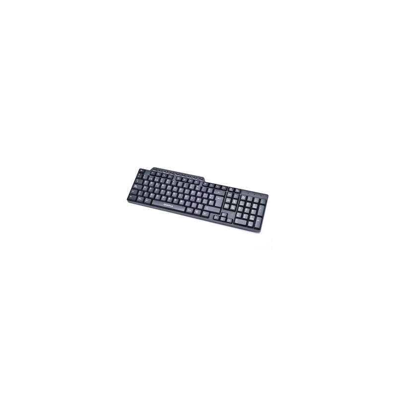 Teclado Alámbrico Estándar RadioShack 9 teclas Multimedia Negro