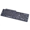 Teclado Alámbrico Estándar RadioShack 9 teclas Multimedia Negro