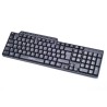 Teclado Alámbrico Estándar RadioShack 9 teclas Multimedia Negro